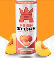 reign storm PEACH NECTARINE napój energetyczny 355ml SZWEDZKI