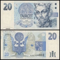 BNA - CZECHY 20 Koron 1994 A22 724562 # P10a # XF+