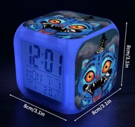 Budzik Kpop Anime Lowczyni Demonow zegar LED, prezent dla dziecka s4