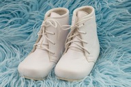 Buciki SKÓRZANE BUTY chrzest chłopiec 14 cm LIKWIDACJA SKLEPU-70% OKAZJA