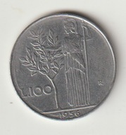 Wlochy 100 lirow 1956 stan 1