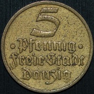 5 Fenigów 1932 WMG - ładny egzemplarz - ORYGINAŁ