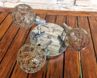 Lampa sufitowa kinkiet plafon metalowa kule LOFT