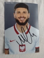 Zdjęcie 10x15 autograf Polska Mateusz Klich 2018 PZPN