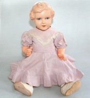 STARA POLSKA LALKA CELULOIDOWA KALISZANKA SYGNOWANA