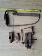 Stare Imadło kowalskie - ślusarskie. Piła . Młotki.