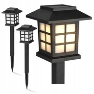 Lampa ogrodowa solarna led domek dekoracja ozdoba do ogrodu