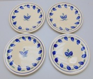 Fajans TSA Włocławek - Talerze deserowe - 4 szt.