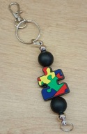 Brelok Autyzm Puzzel Spektrum zawieszka 6423 Oliwia Kurowska, Kuba Kurowski