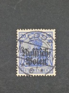 Polska Polskie kasowniki na obcych znaczkach PP( 10/40 )