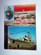 Muzeum Marynarki Wojennej w Gdyni niszczyciel ORP BŁYSKAWICA - pocztówka