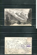 K17737)Francja: Chamonix, Mont-Blanc, wyslany 1922