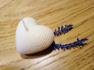 Świeca sojowa serduszko wolnostojąca, dekoracyjna zestaw-10 sztuk