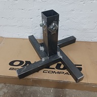 Stojak choinkowy loft, podstawa 55x55 cm, wysoki 25 cm, średnica pnia 95 mm