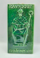 Villeroy & Boch kafel płytka Św Pirmina z Kaundorf - UNIKAT - stara