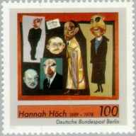 Niemcy Berlin 1989 Znaczek 857 ** prasa gazety dziennikarstwo malarstwo