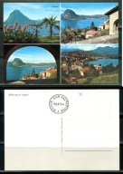 K21545)Szwajcaria: Lugano, Mehrbildkarte