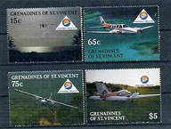 A30878)St. Vincent-Grenadinen 582 - 585**, Samoloty