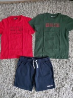 B I G STAR zestaw t-shirt szorty spodenki 3 szt rozm.164-170 stan idealny
