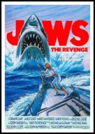 A2 PLAKAT FILMOWY KINO FILM SZCZĘKI 4 ZEMSTA, JAWS THE REVENGE (1987)