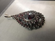 WISOREK SREBRO PR 900 GRANATY CZECHY BOHEMIA