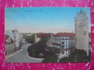 LUBAŃ LAUBAN JELENIA GÓRA BRUDERTURM UND POSTSTRASSE 1919 RRRRR