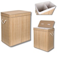 KOSZ WOLNOSTOJĄCY NA PRANIE GOCKOWIAK 100L BEŻOWY, BRĄZOWY