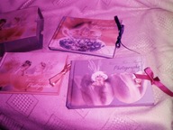 Album na zdjęcia 3 sztuki , konturowe miejsca na zdjęcia, Vintage, Retro