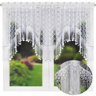 FIRANA GOTOWA KLASYCZNA ZAZDROSTKA Z GIPIURĄ 300X100 CM