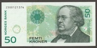 Norwegia 50 koron 2008 - Peter Ch. Asbjorensen - stan 1/2