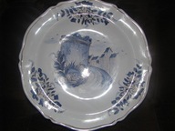 C. GIRANDE - JEANNE and ANDRE Noces 1995 - CERAMICZNY DUŻY TALERZ