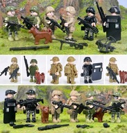 ZESTAW FIGUREK DECO MARIAGE FIGURKI ZOLNIERZY WOJSKO POLICJA KLOCKI