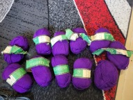 Włóczka - SZAROTKA ANILANA = WARTEX = z PRL 11 sztuk