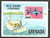 GRENADA - motorówka - Wędkarstwo głębinowe 1975 ** Mi B-39 (1136)