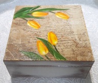 Kasetka Tulipany 16cmx16cm