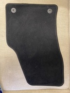 Dywaniki welurowe BASIC Skoda Kodiaq I 2016-2024 czarna lamówka