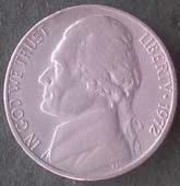 5 centów - 1972 USA - Thomas Jefferson