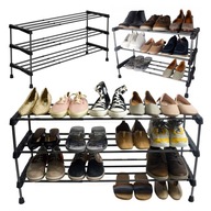 REGAŁ NA BUTY OBUWIE STOJAK ROZSUWANY REGULOWANA SZEROKOŚĆ PÓŁKI PRZEDPOKÓJ