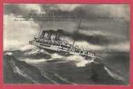 Okręt wojenny statek niszczyciel krążownik wojna Lutetia morze