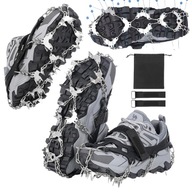 RACZKI TURYSTYCZNE NA BUTY ŁAŃCUCHY KOLCE ANTYPOŚLIZGOWE NA ŚNIEG LÓD 40-44