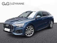 Audi Q8 head up, kamery 360, pneumatyka, matrixy, BO, aktywny tempomat 3.0