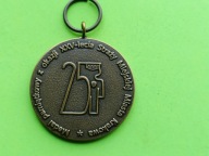 Oryg MEDAL PAMIĄTKOWY Z OKAZJI XXV-LECIA- STRAŻY MIEJSKIEJ MIASTA KRAKOWA