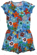 NEXT BAWEŁNIANY KOMBINEZON SPODNIUM KWIATY J NOWY