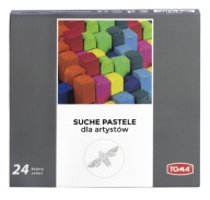 Pastele suche 24kol kredki pastelowe TO-580 TOMA