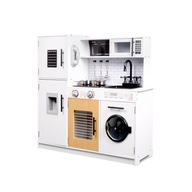 KUCHNIA DREWNIANA INTERAKTYWNA DLA DZIECI PROMIS KD35 LED Z AKCESORIAMI