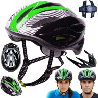 KASK NA ROWER ROLKI MĘSKI DAMSKI Z DASZKIEM SZOSOWY MTB REGULOWANY 54-62cm