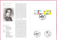 Niemcy 2019, karnet FDC 2zn. bajki, Heidi, Pippi Langstrumpf