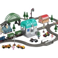 Kolejka Elektryczna Pociąg na Baterie Dla Dzieci Do Zabawy WOOPIE