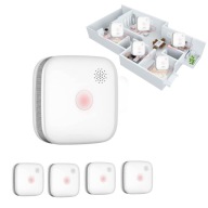 5x Czujnik Dymu Ognia Domowa Czujka Wewnętrzna 5-sztuk SPREADTRON