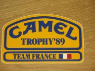 CAMEL TROPHY 1989 FRANCJA TEAM oryginalna naklejka z PRL